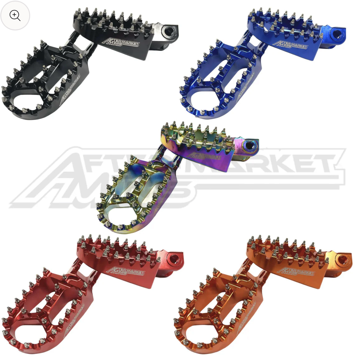 Aftermarket Minis Billet Foot pegs E3, E5, 50, 65. Check fitment in description.
