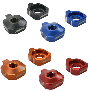 Aftermarket Minis Billet Aluminum Chain Adjuster Axle Blocks – Multiple Colors