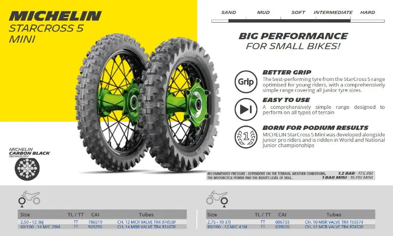 Michelin Starcross 5 Mini Motocross Tyres