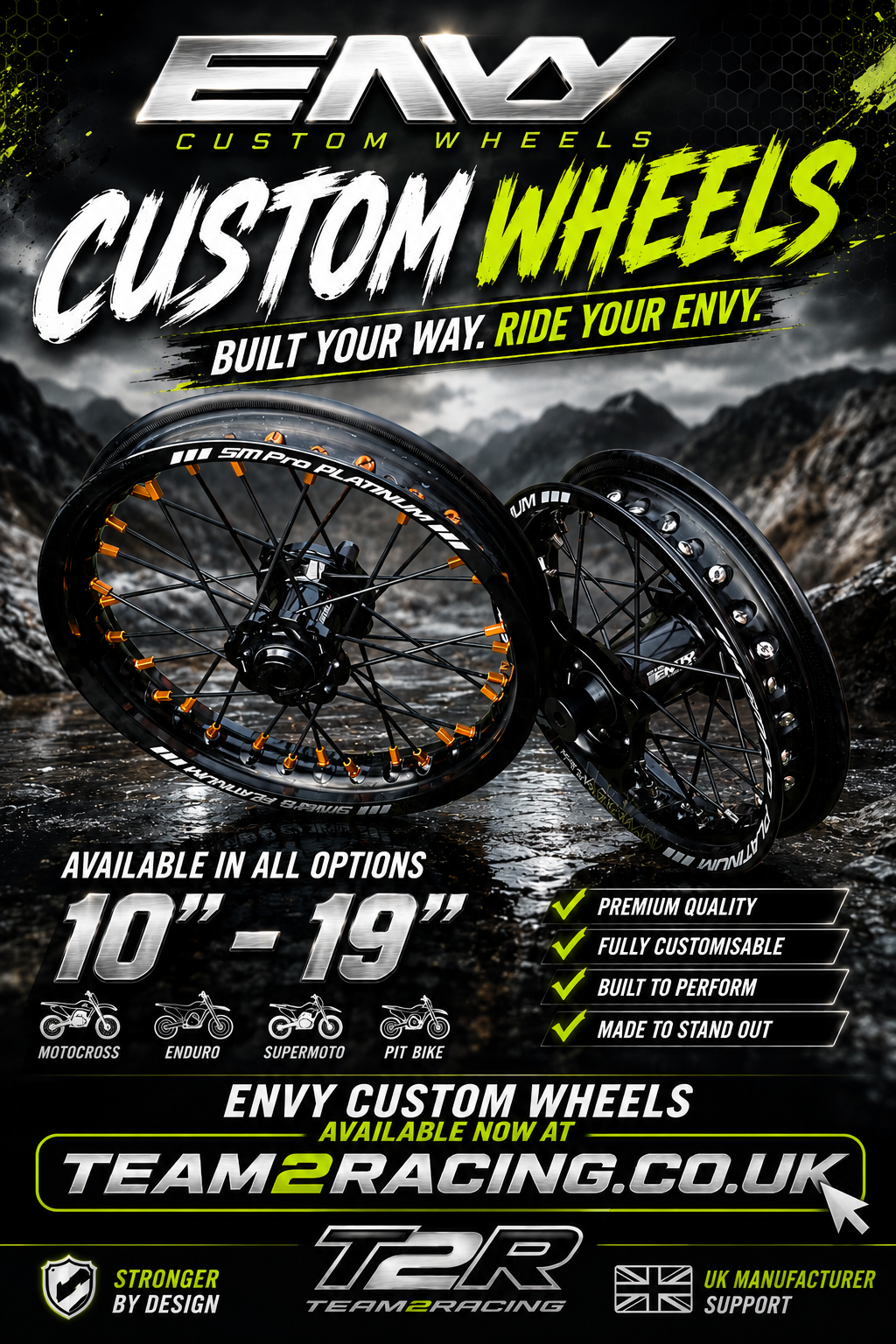 Envy SX/TC/MC Big Wheels