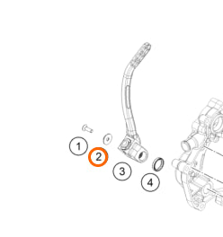 #2 -(60008045100) Kick-start washer