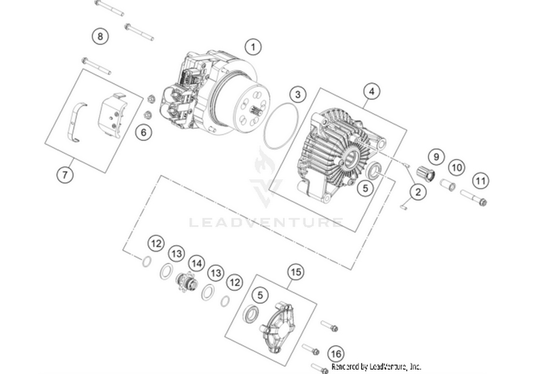 #14 - E3/E5 - Pinion shaft assy
(45445018018)