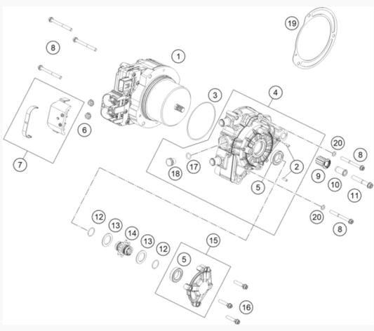 #14 - E3/E5 - Pinion shaft assy
(45445018018)