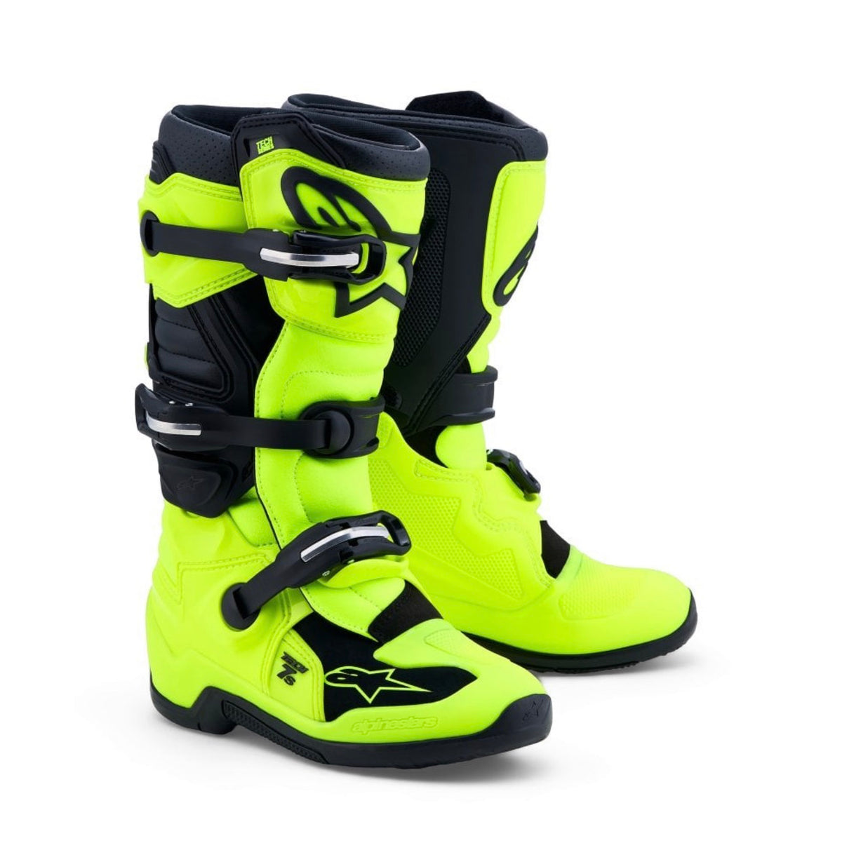 ALPINESTARS Youth TECH 7s (Flo Yellow)