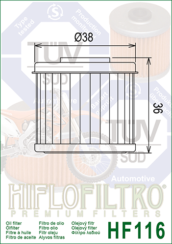 HIFLOFILTRO 116