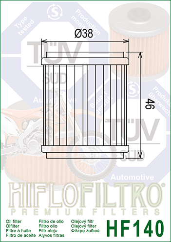 HIFLOFILTRO 140
