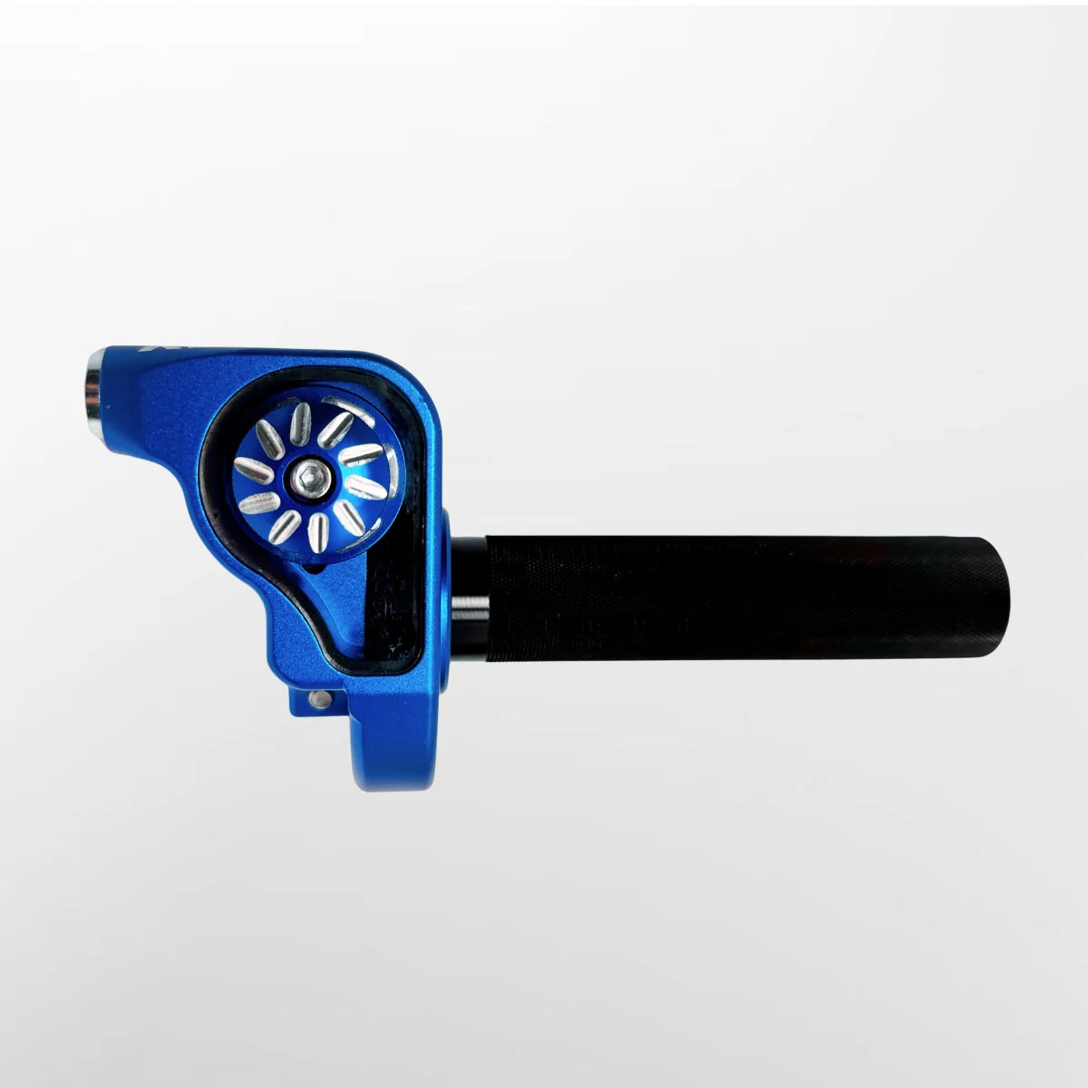 T-REX throttle (BLUE) and cable package.                                      PLEASE SELECT THROTTLE TUBE  AND CABLE TYPE WHEN ADDING TO YOUR BASKET.