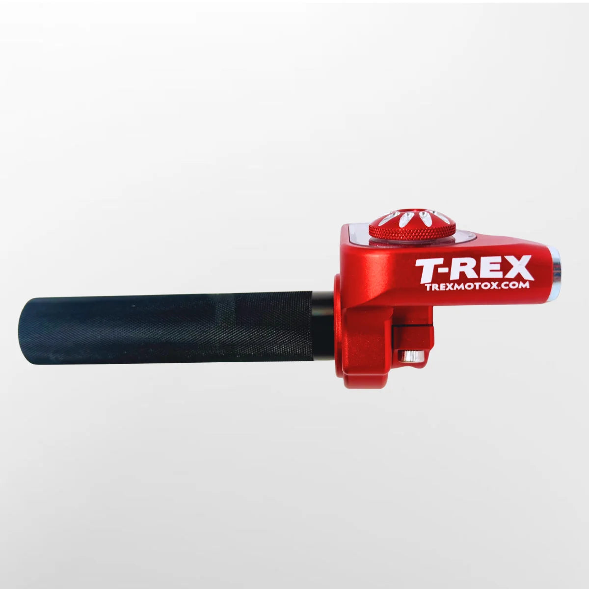 T-REX throttle (RED) and cable package.                                      PLEASE SELECT THROTTLE TUBE TYPE AND CABLE LENGTH.