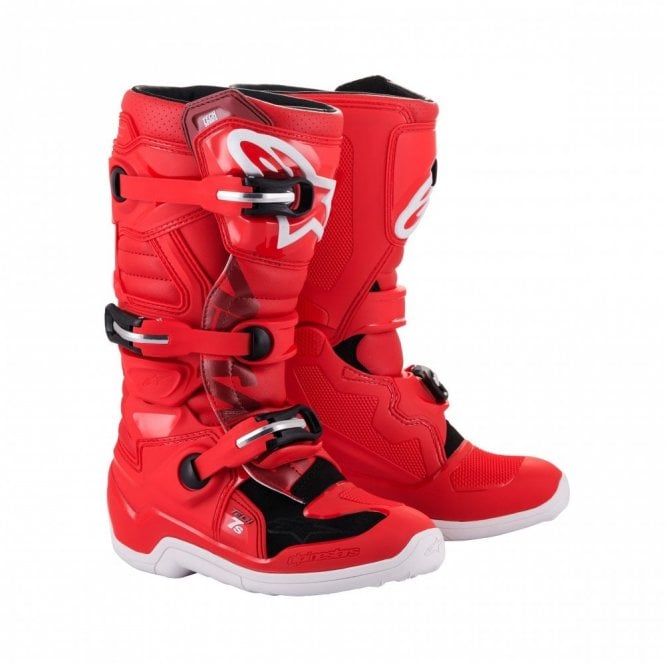 ALPINESTARS Youth TECH 7s (Red)