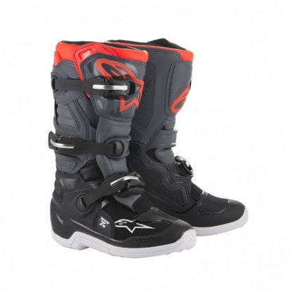 ALPINESTARS Youth TECH 7s (Grey/Red)