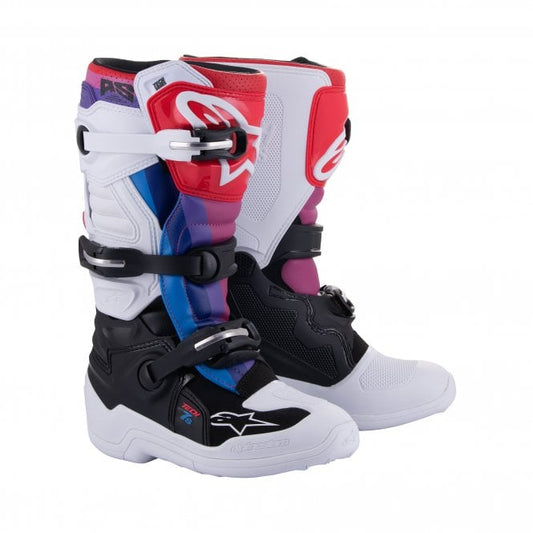 ALPINESTARS Youth TECH 7s (Black/Red/Purple/Blue/White)