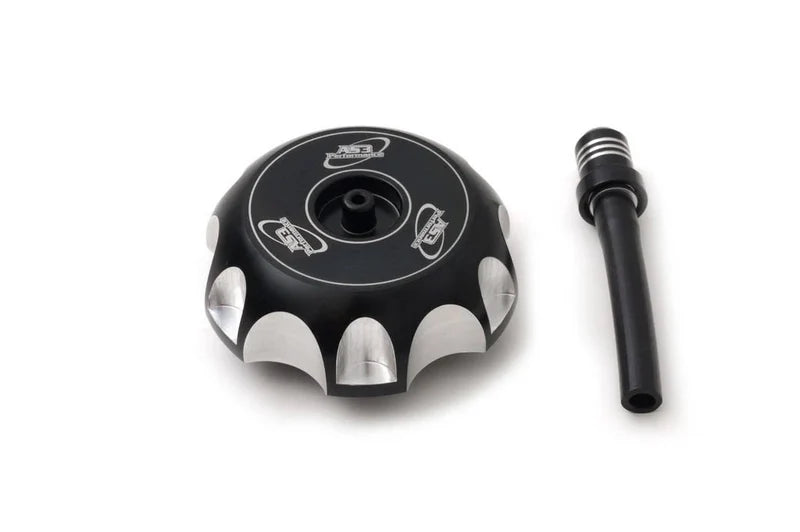 50cc 00-26, 65cc 00-08, 85cc SX 03-12 125-450 SX 94-06 125-525 EXC 94-07 AS3 ALUMINIUM PETROL FUEL GAS CAP BLACK