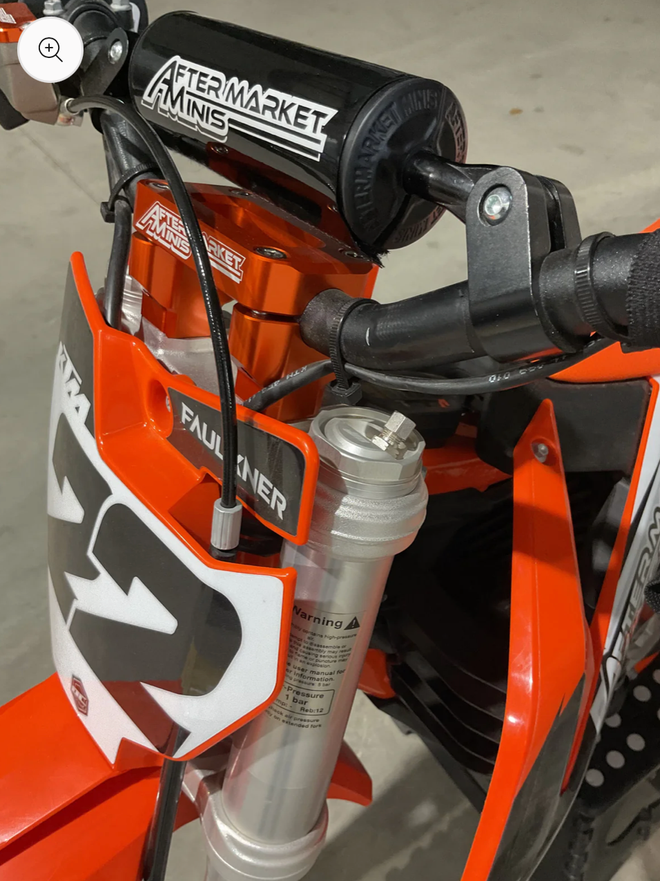 Aftermarket Minis KTM, Gas Gas, Husqvarna E3, E5, 50, 65 7/8th Billet Handlebar Mount
