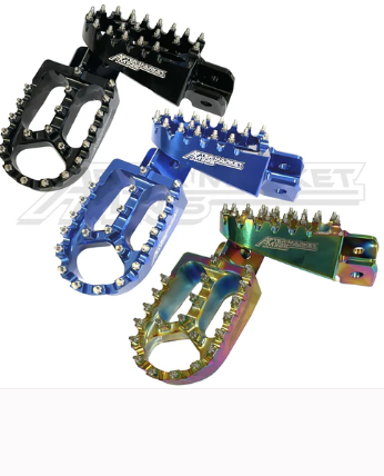 Aftermarket Minis Billet PW50  Aluminum Foot Pegs Set